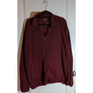Junction West XL Burgundy Full Zip Jacket Lightweight Casual Outerwear